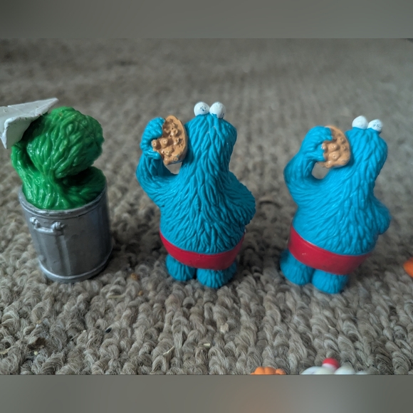Vintage Sesame Street Lot Of 7 Character Figures - Picture 5 of 12